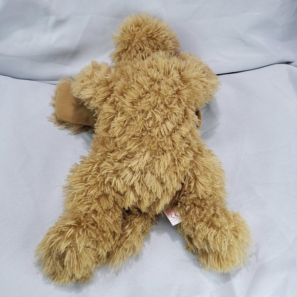 TY Beanie Classic Baylee Brown Dog 14 Inch Laying Plush Stuffed 2017 Floppy - Picture 4 of 8